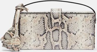 Magda Butrym Apolonia snake-effect leather clutch