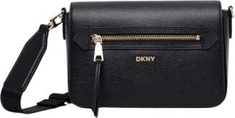 DKNY Bryant Ave Crossbody - Dames - Schoudertassen - Zwart - ONE Size - Leer - Tassen