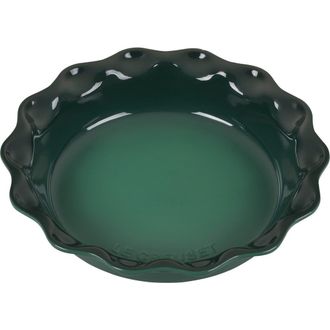 LE CREUSET Heritage 9-Inch Stoneware Pie Dish in Artichaut at Nordstrom