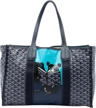Goyard Pre-owned Villette - Dames - Vintage Shopper - Blauw - ONE Size - Leer - Vintage