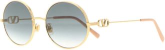 Valentino Garavani Gold Metal Sunglasses