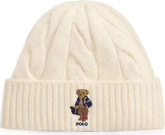 Ralph Lauren Hat Wool Blend Beanie