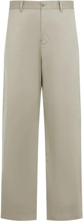 Acne Studios Straight Broeken - Heren - Straight fit broeken - Beige - L - Katoen - Broeken