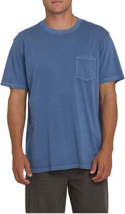 Billabong Essential Cotton Pocket T-Shirt in Blue Horizon at Nordstrom, Size Large