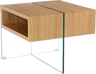 Habitat et Jardin Mesa De Centro venezia - 60 X 60 X 50 Cm - Acabado Roble