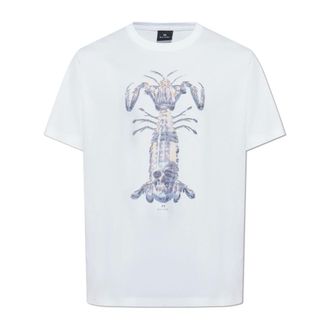 Paul Smith Heren, Tops, Wit, Maat: L Katoen
