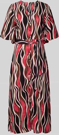 Soyaconcept Regular Fit Midikleid aus reiner Viskose Modell Cammi in Rosa, Gr&ouml;&szlig;e XXL