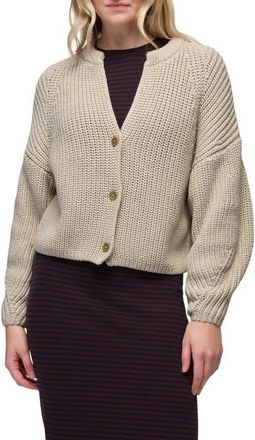 Prana Sunday River Short Cardigan in Beach Pebble at Nordstrom, Size X-Large