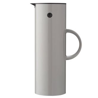 Stelton Isolierkanne EM 77, 1 l, hellgrau