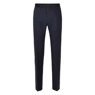HUGO BOSS Broeken, Heren, Zwart, M, Wol, Gilan Broek