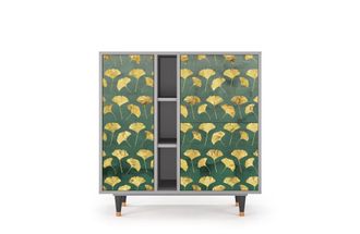 StoryZ Aparador verde y amarillo 3 puertas L 94 cm