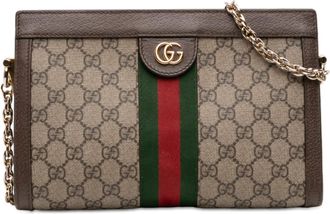 Gucci Pre-owned Gucci Small GG Supreme Web Ophidia Chain Crossbody Ladies N6BIQGNNZTM1ANR3