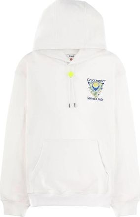 Casablanca Tennis Club Icon Hoodie - Heren - Hoodies - Wit - M - Katoen - Hoodies & sweatvesten