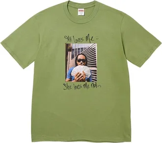 SUPREME Max B T-Shirt Moss SS25T21-MOSS