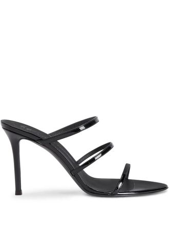 Giuseppe Zanotti 105mm Alimha sandals - women - Polyurethane/Calf Leather/Polyurethane - 40 - Black