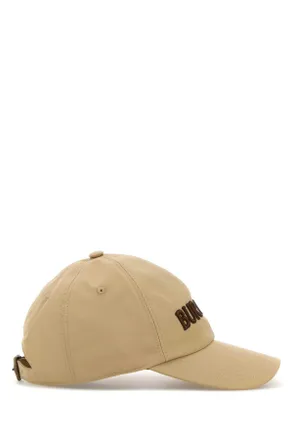 Burberry Womens Beige Gabardine Baseball Cap Flax Cotton Cappelli E Fasce Per Capelli Hat