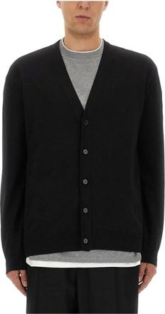 Jil Sander Cardigans - Heren - Vesten - Zwart - L - Truien & Vesten