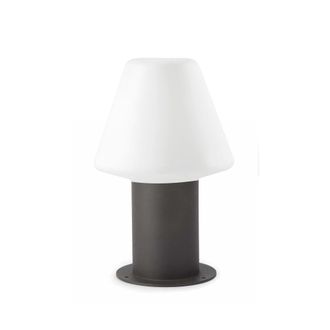 Faro Barcelona L&aacute;mpara de sobremuro o suelo aluminio gris oscuro 19x19x31 cm