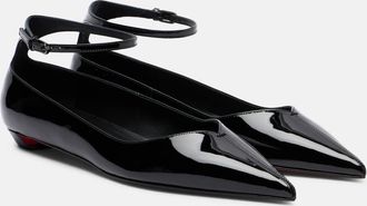 Christian Louboutin Erozeena patent leather ballet flats