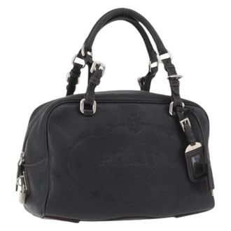 Prada Pre-owned Handbags, female, Black, Size: ONE SIZE Pre-owned Vintage Hand Bag