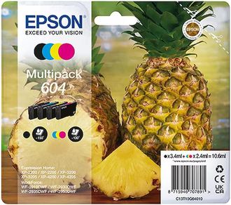 OEM Cartucho Multipack Epson Serie Pi&ntilde;a 604 4 Colores