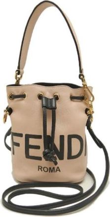 Fendi Pre-owned Leather fendi-bags - Dames - Vintage Tas - Beige - ONE Size - Leer - Vintage