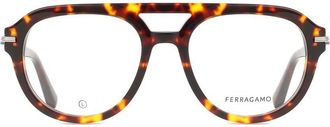 Ferragamo Demo Pilot Unisex Eyeglasses SF3016 640 54