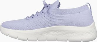 Skechers Womens Knit Fixed Lace Slip On Trainers Womens - Purple - Size: 4.5