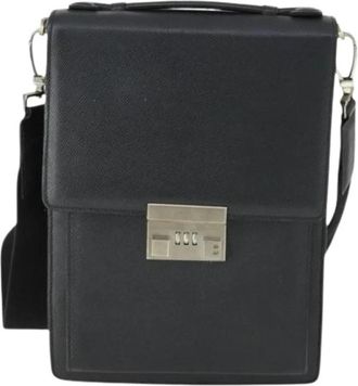 Bally Pre-owned Leren Crossbodytas - Dames - Vintage Schoudertas - Zwart - ONE Size - Leer - Vintage