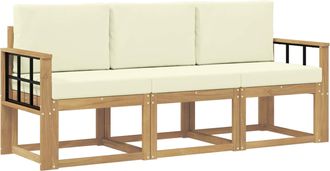 vidaXL Conjunto De Sof&aacute;s De Exterior 3 Uds. Vidaxl