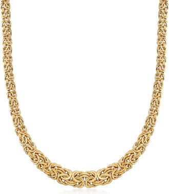 Ross-Simons 18kt Yellow Gold Byzantine Necklace