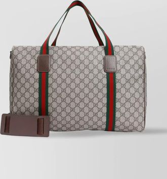 Gucci gg supreme large travel bag
