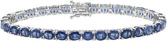 Forever Creations Forever Creations Signature Collections 14K 14.00 Ct. Tw. Sapphire Tennis Bracelet