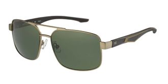 CAT CTS 8024 Polarized 014P Mens Sunglasses Gold Size 59