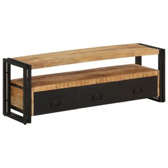 vidaXL Mueble De Tv Madera Maciza De Mango 120x30x40 Cm Vidaxl