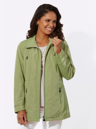 Casual Looks Funktionsjacke CASUAL LOOKS, Damen, Gr. 38, gr&uuml;n (schilf), 100% Polyester, unifarben, Jacken Funktionsjacke