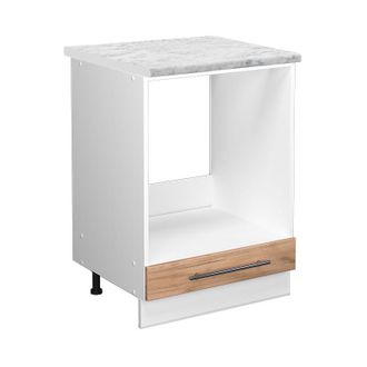 Vicco Armario Para Horno Empotrado Fame-line, Roble Dorado, 60 Cm, Et M&aacute;rmol