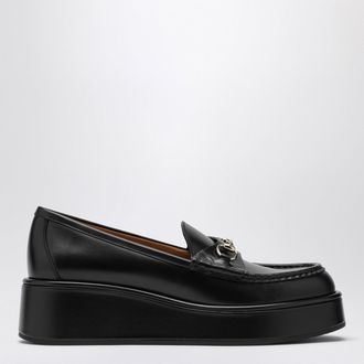 Gucci Mocassino con plateau e Morsetto nero