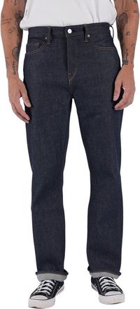 HIROSHI KATO The Pail Loose Straight Leg 14-Ounce Stretch Selvedge Jeans in Indigo Raw at Nordstrom, Size 31