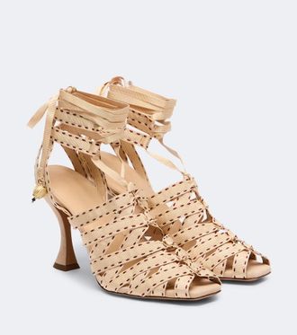 Zimmermann Corsage canvas sandals