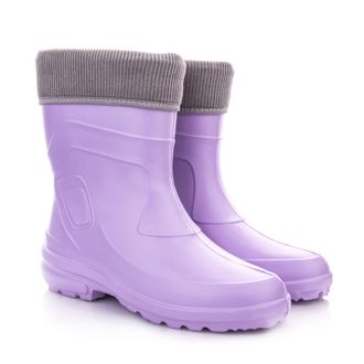 Lemigo Damen Gummistiefel Jessy 800 (Pink 257C / Grau, 38)