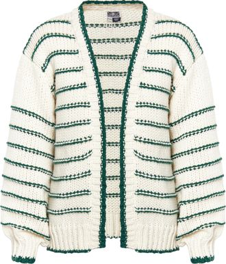 Dreimaster Dreimaster Vest Dames Gebroken wit groen