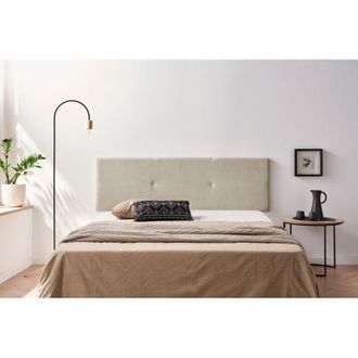 Moonia Cabecero Tapizado Alma Acualine 90x50x5 Cm - Beige Tostado - Moonia