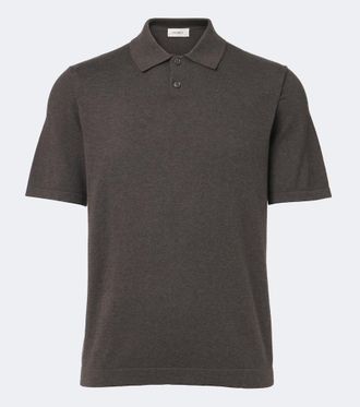 Lisa Yang Keir cotton and cashmere polo shirt
