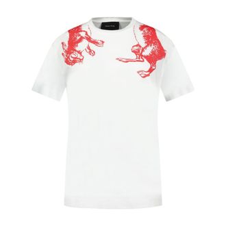 Simone Rocha Hare Illustration T-Shirt - White