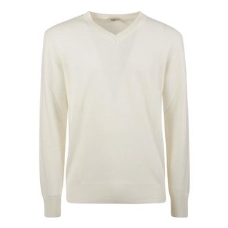 Altea Maglione Girocollo Regular - - Knitwear - Uomo - Bianco - L