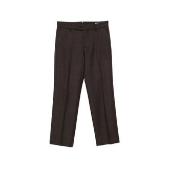 Berwich Broeken, Dames, Bruin, L, Wol, Scotch Straight Broeken
