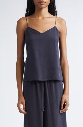 Max Mara Unghia Silk Camisole in Ultramarine at Nordstrom, Size 12