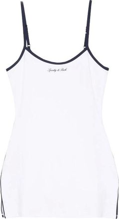 Sporty & Rich Vestido Court Signature Logo - Dresses - Mujer - Blanco - XS