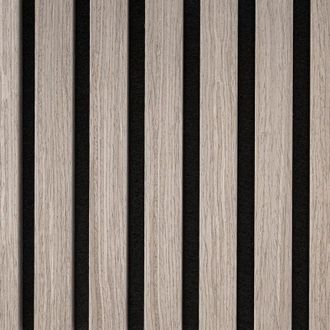 WallArt Wallart - Paneles ac&uacute;sticos para paredes Aku 4 uds roble gris